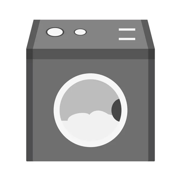 Icono Lavadora Estilo Moda Fondo Aislado — Vector de stock