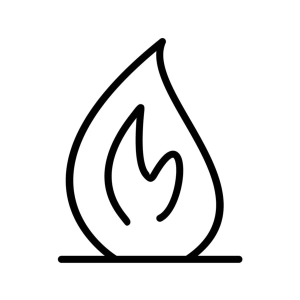 Εικονογράφηση Φορέα Εικονίδιο Φωτιά Φλόγα — Διανυσματικό Αρχείο