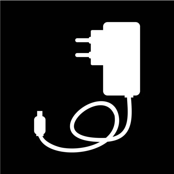 Plug Vector Illustratie Eenvoudig Pictogram — Stockvector