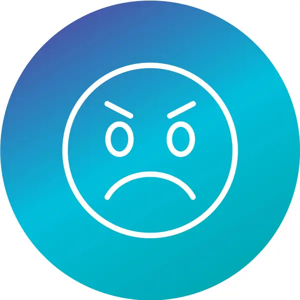 Emoji Icon Stil Trendy Isolated Background — Vector de stoc
