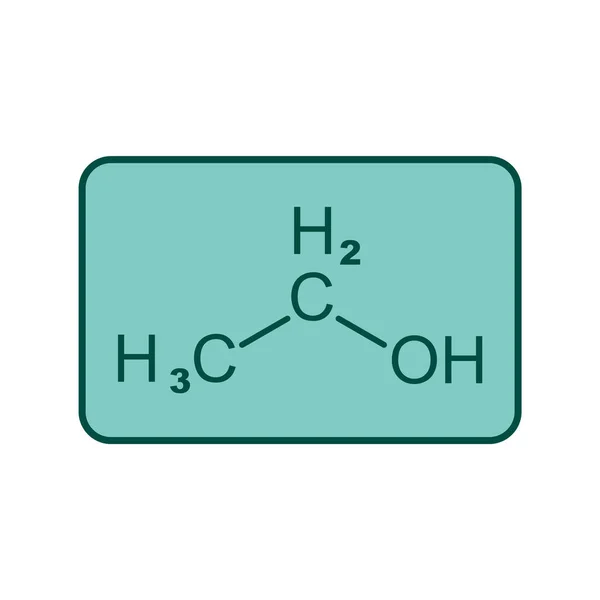 Icône Éthanol Dans Style Mode Fond Isolé — Image vectorielle