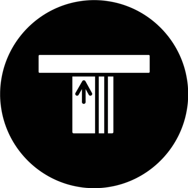 Wektor Ilustracja Nowoczesnego Brak Ikony Toalety — Wektor stockowy
