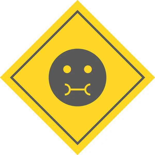 Sick Emoji Icon Trendy Style Isolated Background — Stock Vector
