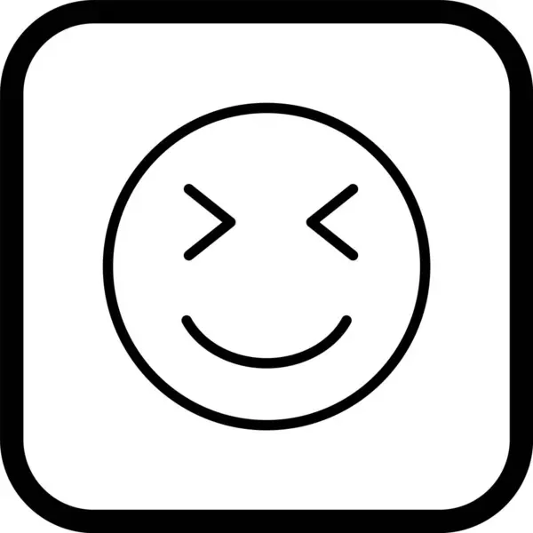 Wink Emoji Pictogram Trendy Stijl Geïsoleerde Achtergrond — Stockvector