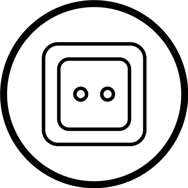 Minimalistische Vektorillustration App Symbol — Stockvektor