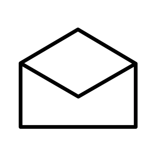 Envelope Mail Ícone Vetor Ilustração Design Gráfico — Vetor de Stock