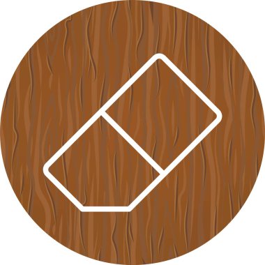 Silgi Simgesi Moda Biçiminde İzole Arkaplan