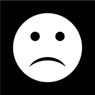 Gülümseme simgesi, vektör illüstrasyonu