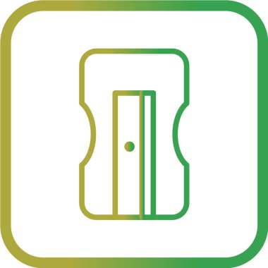 Modern b 'nin vektör illüstrasyonu yeşilin ikonundan yoksun