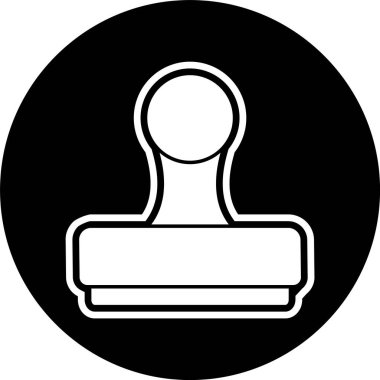 Moda Biçiminde Pul Simgesi İzole Arkaplan