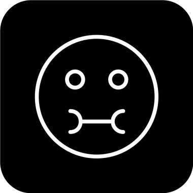 Gülümseme simgesi, vektör illüstrasyonu