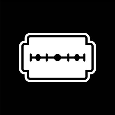 Bıçak Simgesi Moda Biçimi İzole Arkaplan