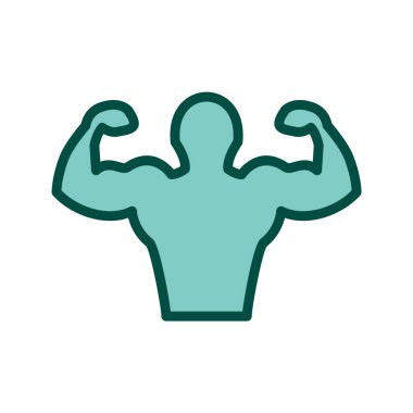 Moda Biçimli Gövde Simgesi İzole Arkaplan