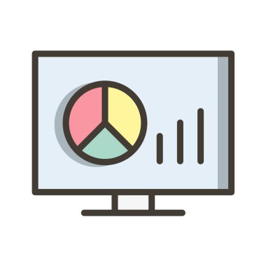 seo modern simgesinin vektör illüstrasyonu