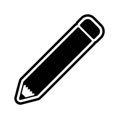 Moda biçimi izole edilmiş arkaplanda kalem simgesi 