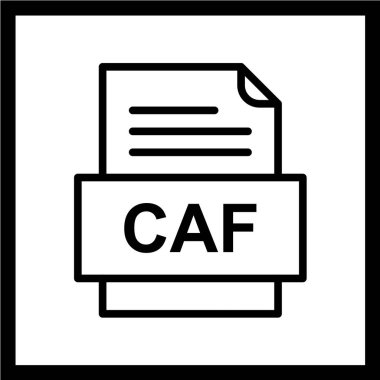 dosya biçimi simgesi, vektör illüstrasyonu