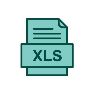 dosya biçimi simgesi, vektör illüstrasyonu