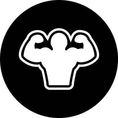 Moda Biçimli Gövde Simgesi İzole Arkaplan