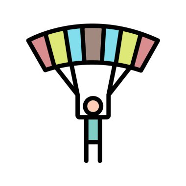 Beyaz arkaplanda spor konsepti vektör illüstrasyonu 