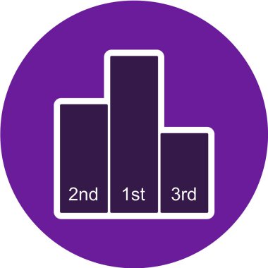 Modern beyaz simgenin vektör illüstrasyonu