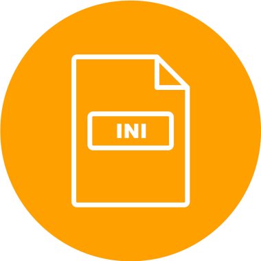 dosya biçimi simgesi, vektör illüstrasyonu