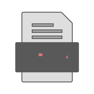 dosya biçimi vektör illüstrasyonuName