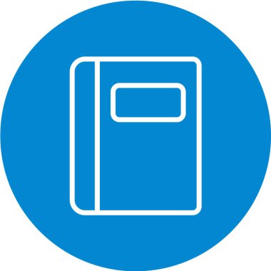 Modern b 'nin vektör illüstrasyonunda kitabın eksik simgesi