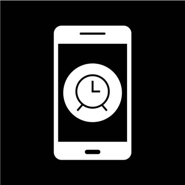 Modern telefon simgesinin vektör illüstrasyonu 