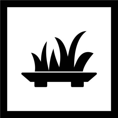 bitki ağ ikonu vektör illüstrasyonu 