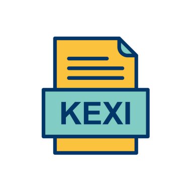 dosya biçimi simgesi, vektör illüstrasyonu