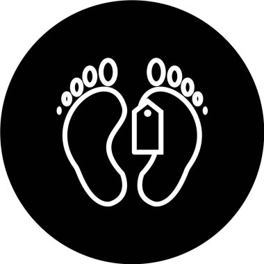 Modern siyah beyaz simgesinin vektör illüstrasyonu