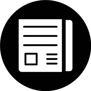 belge simgesi vektör illüstrasyonu