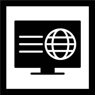 seo modern simgesinin vektör illüstrasyonu