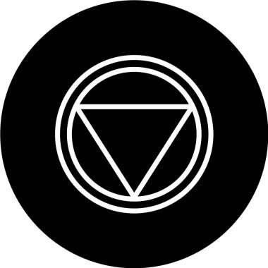 Yol simgesi, vektör illüstrasyonu