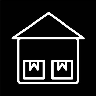 Modern b 'nin vektör illüstrasyonu inşa simgesinden yoksun