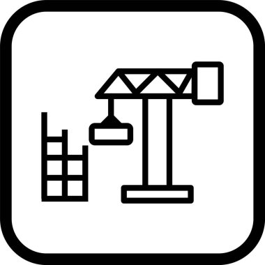 Moda Biçimli Yapı Evi Simgesi İzole Arkaplan