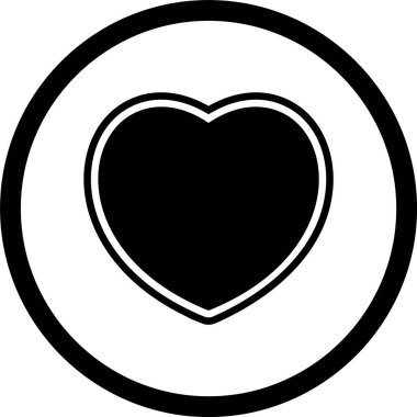 kalp simgesi modada izole edilmiş arkaplan