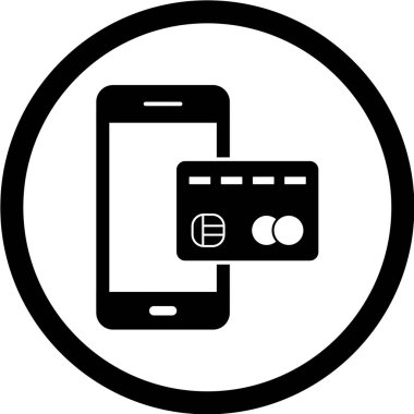 minimalist vektör illüstrasyonu, uygulama simgesi