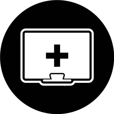 vektör illüstrasyonu, çapraz ekran simgesi 