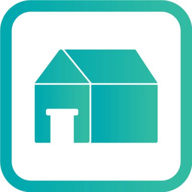 Ev simgesinin vektör illüstrasyonu