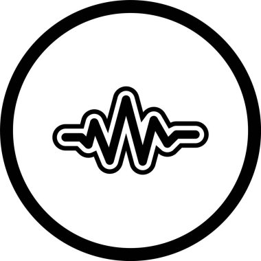 Ses Simgeyi Moda Biçiminde Yalıtılmış Arkaplanda Yendi