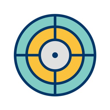 Vektör resimleme simgesi, hedef 