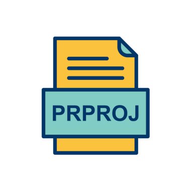 tipik dosya biçimi vektör illüstrasyonu 