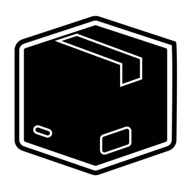 Paket Simgesi Moda Biçiminde İzole Arkaplan