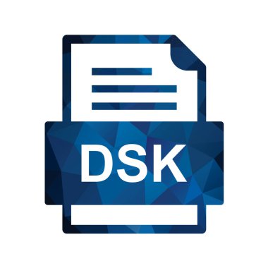 dosya biçimi simgesi, vektör illüstrasyonu