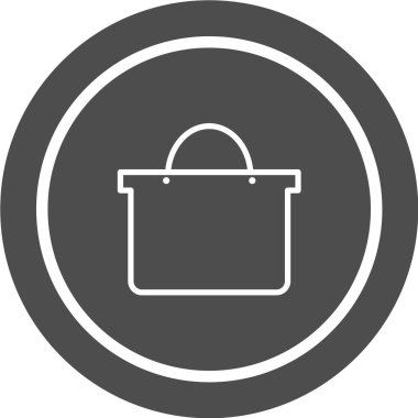 Basit tencere simgesinin vektör çizimi