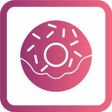  Gıda ve içecek Web ikonu vektör illüstrasyonu