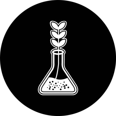 Deneysel Büyüme Simgesi Moda Biçiminde İzole Arkaplan      