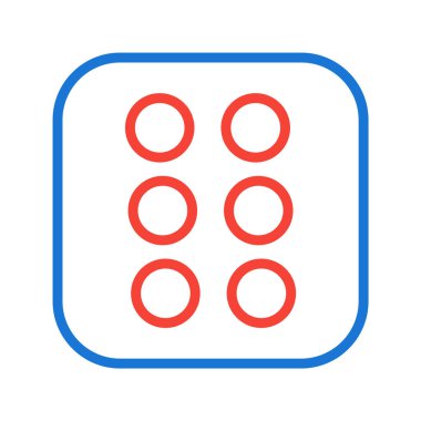 Zar Altı Simgesi Stili İzole Arkaplan