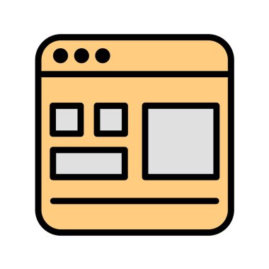 seo modern simgesinin vektör illüstrasyonu